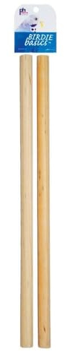 Prevue Bird Perch - 17 x 0.75 Dia - 2 pk
