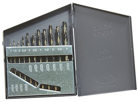 Norseman Viking Drill and Tool by 58650 SP-11M Type 643-UB135 Degree Split Point Magnum Super Premium Jobber Drill Bit Set (11 Piece)