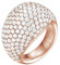ESPRIT Glamour Damen-Ring ES-MEDEA ROSE teilvergoldet Zirkonia transparent Gr. 57 (18.1) - ESRG02034C180