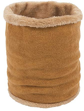 YueLian Pure Color Damen Mädchen Herren Halswärmer Strickschal Gr. Einheitsgröße, Orange