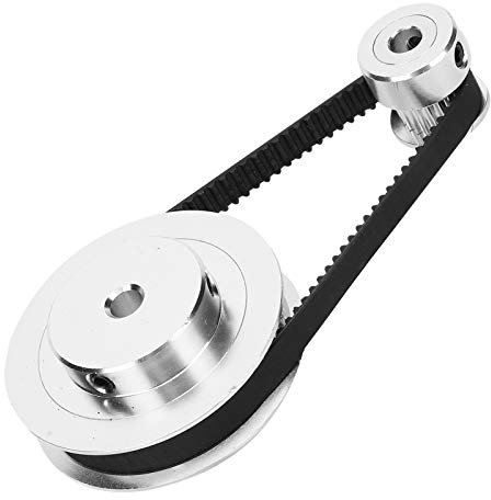 Zahnriemen 20/60 Zähne, Aluminium-Stufenscheibe, 3D-Druckerteile, für Zahnriemen breite 6 mm