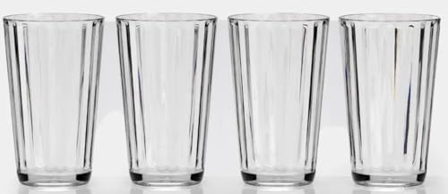 Flamefield Crystal Line großes Trinkglas, 4 Stck.