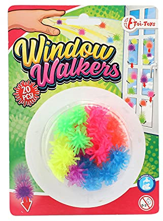 Juguete-Plus Jouetprive Lianas de ventana de colores vivos, 20 unidades