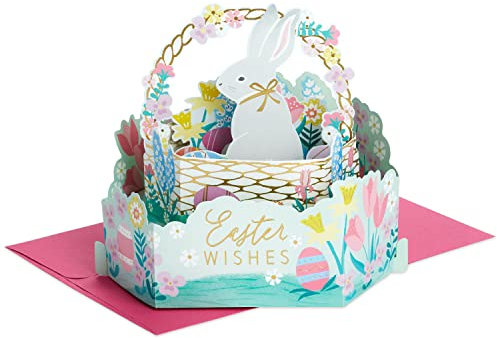 Hallmark Paper Wonder - Biglietto di Pasqua pop up visualizzabile (cesto di Pasqua)
