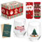 Joymaking Weihnachtsgläser 2er Set mit Weihnachtssocken, Glühweingläser, Weihnachtsglas Geschenke, Trinkglas Weihnachten, Weihnachtsgeschirr, Glas Weihnachten, Wichtelgeschenke, Weihnachtsgläser 520ml