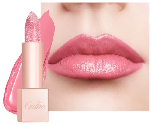OULAC Pintalabios Brillo Hidratante Rosa, Acabado Brillante y Resplandeciente, Textura Cremosa, Fórmula Hidratante Para el Cuidado de Los Labios, Vegana y Sin Gluten (10) Pink Moon