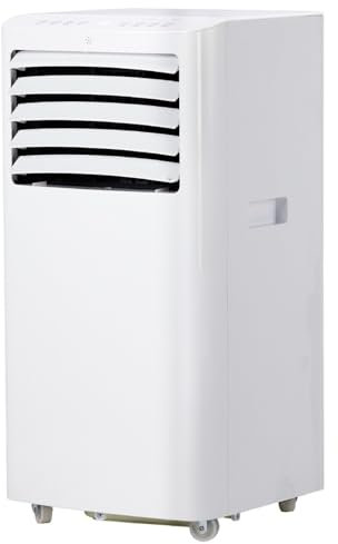 LEADZM Climatiseur Mobile Portable, Climatiseur d'Air Mobile 12000BTU，Contrôle Wi-Fi Intelligent,3-en-1 Déshumidificateur, Ventilateur, Minuterie 24h(12000BTU Blanc)