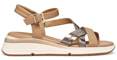 Geox D Elowynne A, Sandalia de cuña Mujer