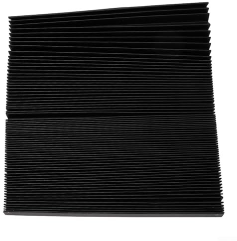 Linnkyfloa Copertura flessibile per soffietto a fisarmonica per centro di lavoro CNC, resistente alla polvere, resistente all'olio, impermeabile, guida per macchine utensili (300 mm)