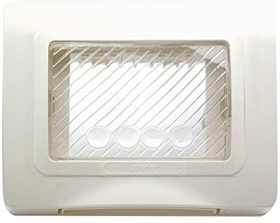 Placca Ave Ip55 Ral9010 Con Membrana 3 Moduli 44Sp03B