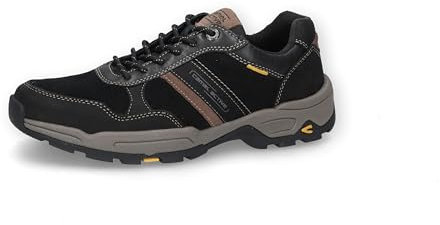 camel active Herren CAEV001 Sneaker, Schwarz Grau, 41 EU
