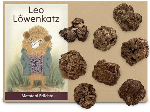 LEO LÖWENKATZ Matatabi Früchte (intensiver als Matatabi Sticks, lose Katzenminze oder Baldrian Katzenspielzeug)