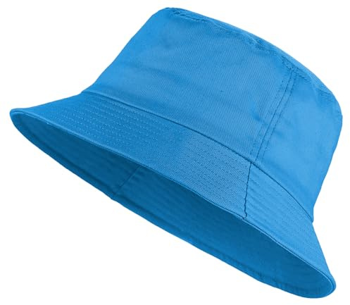 Van Der Rich ® - Bob Cotton Hut 54-58 EU - Damen (Türkis, One Size)