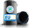 kogu ® 20l Edelstahl Mülleimer im stilvollem Schwarz mit getesteter antibakterieller Beschichtung, Absenkautomatik und easy Entleerungsfunktion für Büro, Küche, Bad, Gastronomie und Praxis.