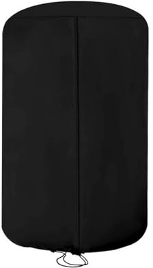 MIAOMI Copertura per Pneumatici per 4, Copertura Protettiva per Pneumatici per Auto con Cerniera e Coulisse, Copertura per Pneumatici, Borsa per Pneumatici Impermeabile(Nero,73x110cm)