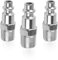 3 Pcs Raccord Rapide Mâle Euro 1/4 pour Raccord Air Comprimé et Raccord de Embout Compresseur Air Raccord Air Comprimé pour une Connexion Facile étanchéité Accrue Applications Variées