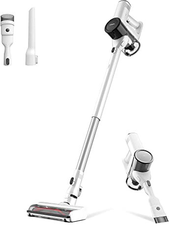 Tineco Pure One S50 Aspirateur Balai sans Fil, Aspiration 150AW, Autonomie 95 Min, Brosse Anti-écheveaux, Eclairage LED Vert à 120°, Elimine Facilement Gros Débris