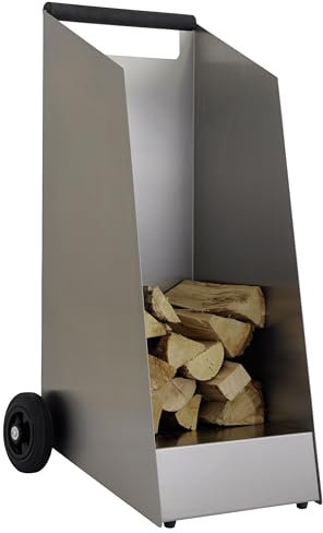Max Knobloch Kaminholzwagen KNWOOD eckig Edelstahl KNWOOD3006VA