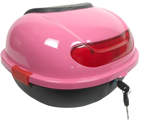 POPETPOP Baúl Trasero para Motocicleta Baul Superior para Motocicleta con Respaldo Baul para Equipaje De para Viajes De y Almacenamiento De Herramientas