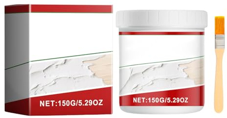 Kit de réparation de mastic pour bois gris 500 ml pour restaurer les fissures et les trous sur les meubles de sol, vinyle, fissures stratifiées