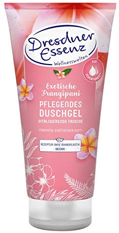 Dresdner Essenz Pflegedusche Exotische Frangipani 200 ml Duschbad vegan