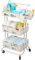 JOLEAD Baby Windel Caddy Organizer Rollwagen, 3-Tier Robuste Kinderzimmer für Neugeborene Essentials Wickel Storage Trolley für Wickeltisch & Kinderbett, Leicht Zusammenzubauen
