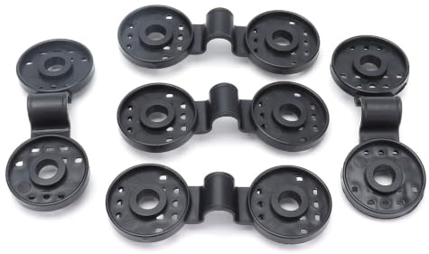 HERCHR Clip in Plastica per Rete Parasole,20Pezzi Clips Bottoni Ganci per Fissaggio Rete Telo Ombreggiante,Clips di Fissaggio per Tela per Gli Accessori del Tessuto Dell'ombra Serra Giardino
