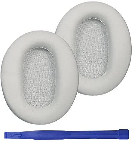 Adhiper WH-CH710N Ear Pads Compatible with Sony WH-CH700N,WH-CH710N,WH-CH720N Headphones, Replacement Ear Pads with Soft Protein Leather and Memory Foam (Light Gray)