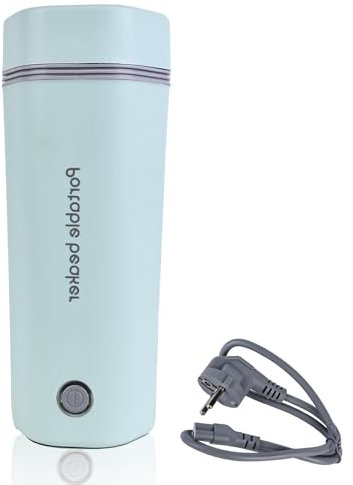Pequeño hervidor De Agua Portátil,450 ML Hervidor De Agua Portatil Electrico,220 V/300W Hervidor De Viaje,Mini Taza De Agua Eléctrica Para Té,Café,Leche