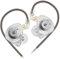 LINSOUL KZ EDX Pro X In-Ear-Kopfhörer, einzelner dynamischer Treiber HiFi In-Ear-Monitor mit ergonomischer Form, kabelgebundener Gaming-Kopfhörer (Ohne Mikrofon, Klar)