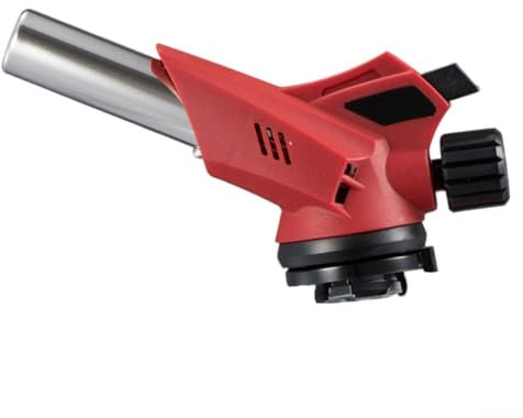 Sumsoctober Chalumeau de cuisine au butane réglable avec rotation à 360° pour cuisine, camping et soudage, industriel,