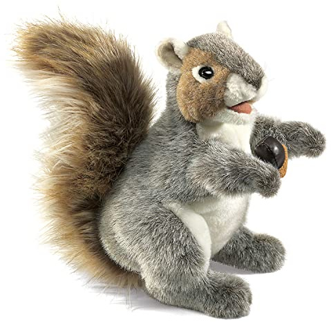 Folkmanis Gray Squirrel Hand Puppet, 1 EA