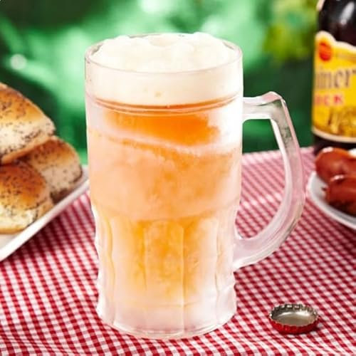 Eurowebbiz Chope à Bière Réfrigérante Transparent Acrylique 650 ml