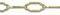 Chapuis LVBL36 Lampenkette Kathedral - Vermessingter Vierkant-Stahldraht - 10 kg - Durchmesser 2 mm - Länge 1,5 m