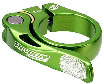 Reverse Long Life Sattelklemme mit Schnellspanner 34.9mm hell grün