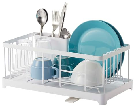 Sink drainer trådkorg – torn – vit