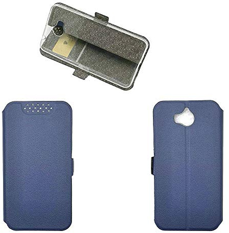 Coque pour Huawei Nova Young / Y6 2017 ,Étui de Protection en Cuir Coque pour Huawei Nova Young MYA-L11 / Y6 2017 MYA-L41 MYA-L03 MYA-L23 MYA-L02 MYA-L22 / Y5 2017 Coque Housse Etui Cover Blue
