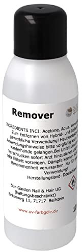 Sun Garden Nails Soak Off Remover 100ml Nagellackentferner für UV Nagellacke und Hybridlack