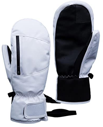 LOSOO Skifäustlinge | Touchscreen-Ski- und Snowboardhandschuh - Skihandschuhe Warme verdickende Schneehandschuhe für Mädchen Jungen Snowboardfäustlinge zum Skifahren, Schaufeln im Freien