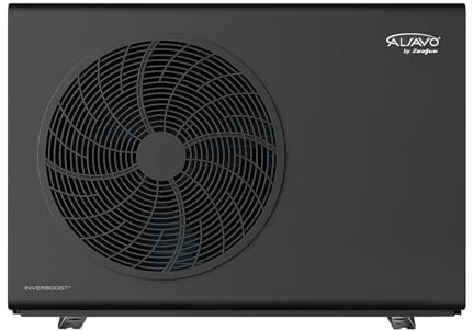 ALSAVO Pompe À Chaleur Air-Eau Monobloc HEAT R290 10 kW, Monophasé, Avec Double Ventilateur, A+++ Efficacité Énergétique, Pour Chauffage Et Eau Chaude
