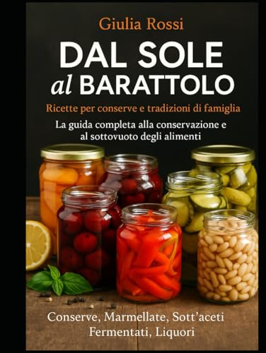 DAL SOLE al BARATTOLO: Ricette per conserve e tradizioni di famiglia - La guida completa alla conservazione e al sottovuoto degli alimenti.