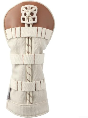 Cubiertas para la cabeza del palo de golf, cuero+Oxford Golf Club Driver Headcover, Driver/3W/Hybrid, Anti-Scratch DriverHead cubiertas, Viaje (1 madera)