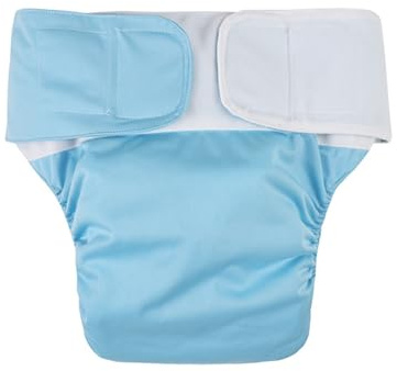 Stoffwindeln For Erwachsene, Verstellbare Windelhosen Gegen Inkontinenz, Wasserdichte Und Auslaufsichere Windelüberhosen For Damen Und Herren(Blue)