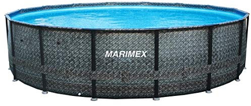 Marimex Florida Swimmingpool Premium Ratan I Stahlwandpool für Garten I 4,57x1,32 m I ohne Zubehör