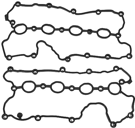 X AUTOHAUX 079103483T 079103484C Engine Valve Cover Gasket for Audi A6 A8 Q7 S5 Quattro 08-11 for VW Touareg 08-09 4.2L V8 Pair