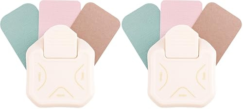 Vaessen Creative, 3-in-1 Corner Punch for Card Making, Scrapbooking, DIY projects, 4-7-10mm,White/Pink (Pack of 2)