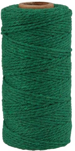LICHENGTAI 2mm x 100m Corda Macramè Colorata, Filo Macrame Corda di Cotone Filato di Cotone Cordoncino Cotone Naturale Spago Colorato Cordino per Borse Uncinetto Confezioni Regalo