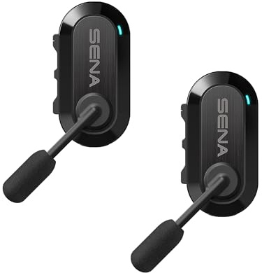 Sena BiKom 20 Ultimate Cycling Communication System, Lightweight - Weighing Only 20 Grams (Black, Dual Pack)