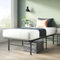 Zinus - Bett 90x200 mit Lattenrost Metall 35.5 cm Höhe - Bettgestell 90 x 200 Robust, Leichte Montage, Umfangreicher Stauraum - für Schlafzimmer Gästezimmer 90 x 200 cm - Entworfen in Deutschland