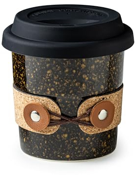 Cormomu Travel Coffee Mug Ceramic TO Go Coffee Tumbler with Lids Tea Mug